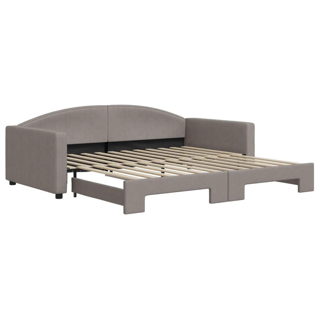 Divano letto | Sof¨¤ letto | Letto singolo Estraibile Tortora 100x200 cm in Tessuto