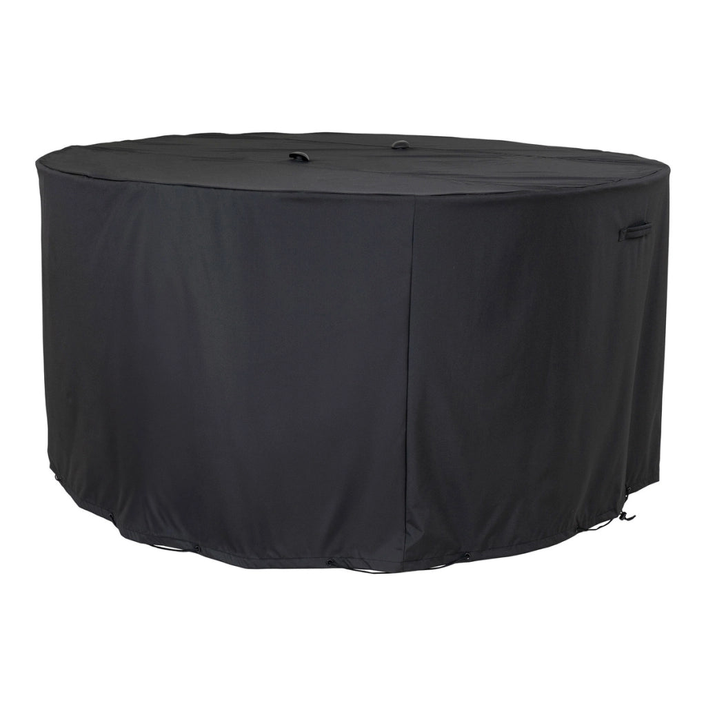 Fodera Protettiva per Arredo da Esterno Luxury, Nero, Poliestere, 185x185x95 cm