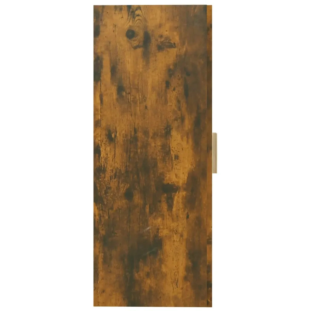 Armadietto Pensile a Parete Rovere Fumo 69,5x34x90 cm cod mxl 19361