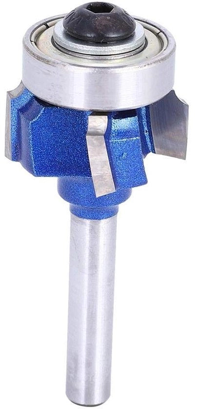 Freccia rotonda con 8 mm mandrino - Bit per arrotondare angoli con 4 lame in carburo per lavorazione del legno (3mm)