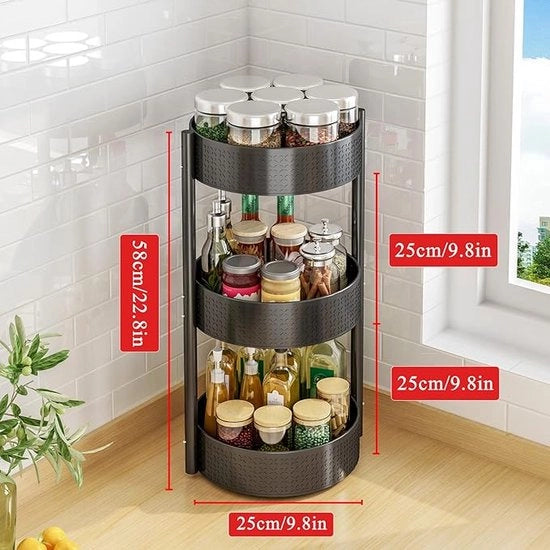 Organizzatore per sotto il lavello - piastra multifunzionale 25D x 25L x 58A centimetri