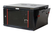 Armadio Rack 19'' a muro 9 unità sezione unica prof. 600mm Nero