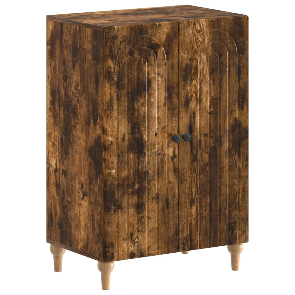 Mobile per scarpe ALKMAAR 59,5 x 39,5 x 90 cm Rovere Fumo 896210