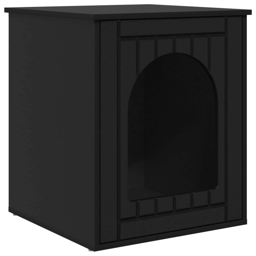 Casa per Gatti Nero 53 x 52 x 62 cm Legno multistrato