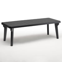 tavolobergen cm 160/220x90x74h antracite cod:ferx.3410