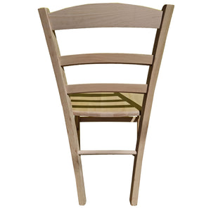 Sedia paesana massello grezza