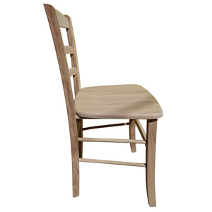 Sedia paesana massello grezza