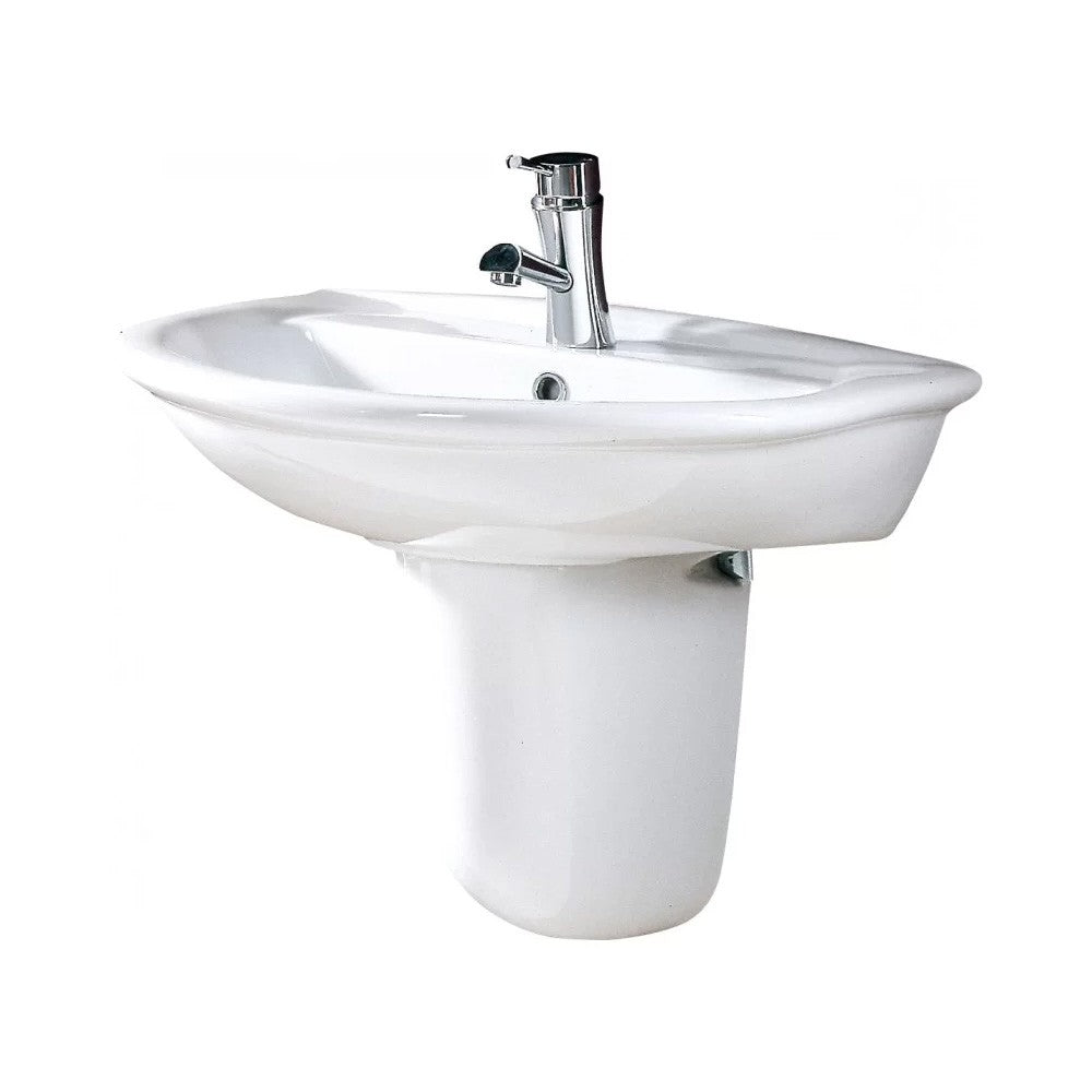 Semicolonna per lavabo - Serie Fiore