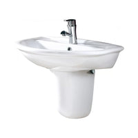 Semicolonna per lavabo - Serie Fiore