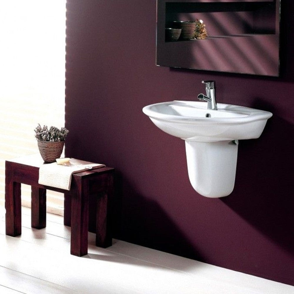 Semicolonna per lavabo - Serie Fiore