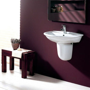 Semicolonna per lavabo - Serie Fiore