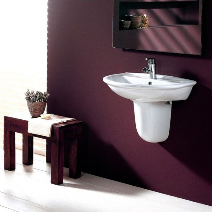 Semicolonna per lavabo - Serie Fiore