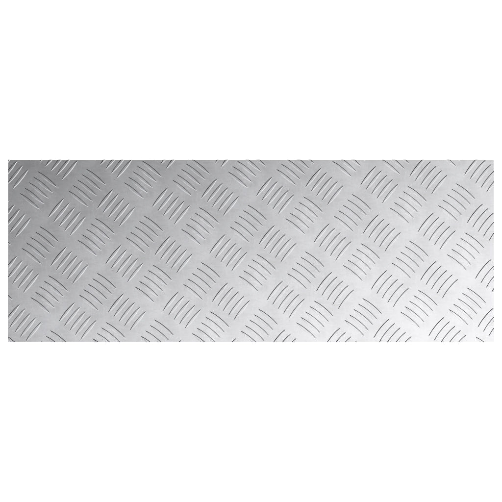Pannelli in Alluminio Antiscivolo 2 pz 80x30 cm