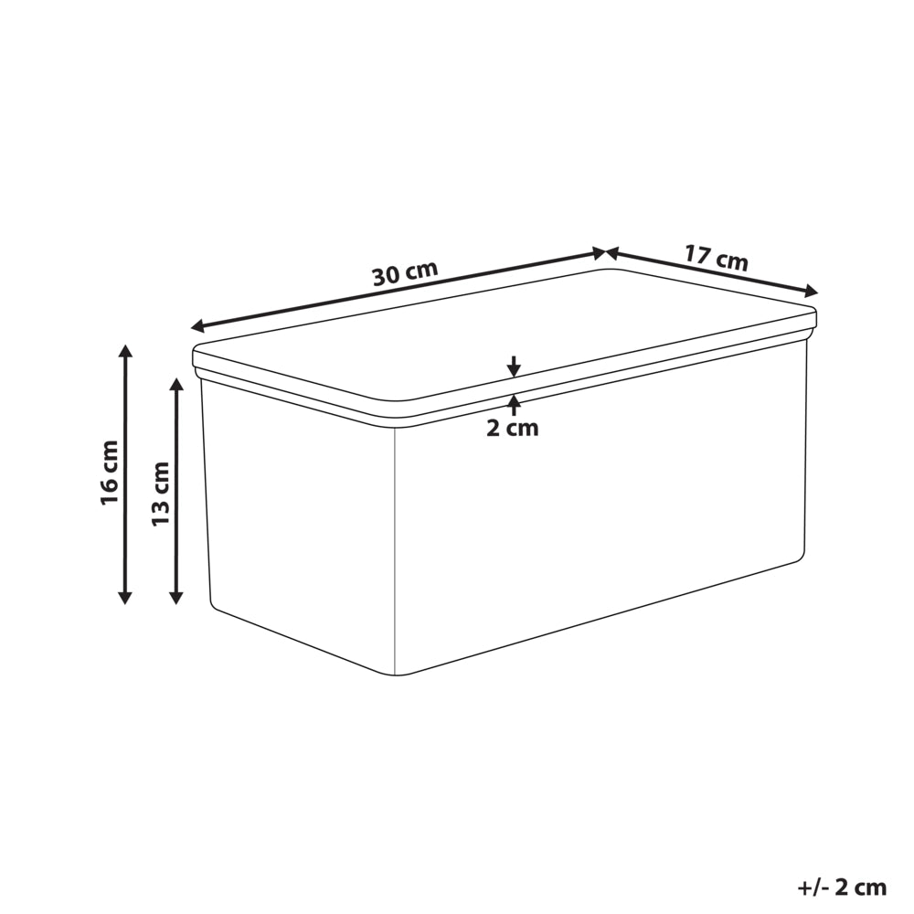 Scatola per pane Beige Bin Iron 30 x 17 x 16 cm Decorativa elegante con coperchio