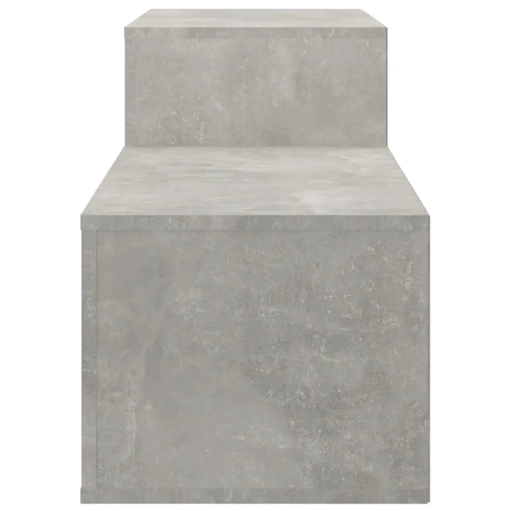 Scarpiera Grigio Cemento 150x35x45 cm in Legno Multistrato 816916