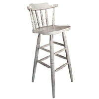 sgabello old america shabby chic