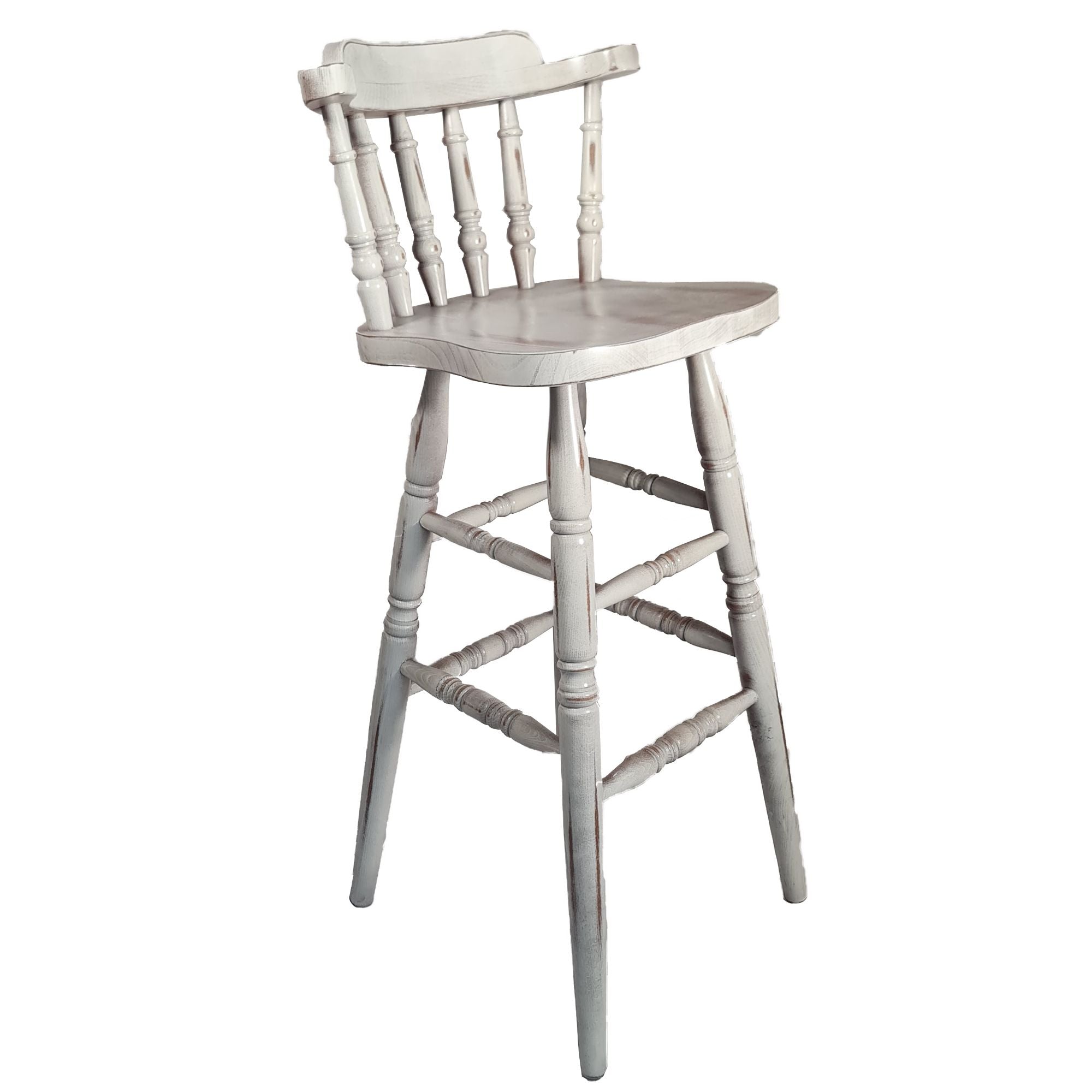 sgabello old america shabby chic