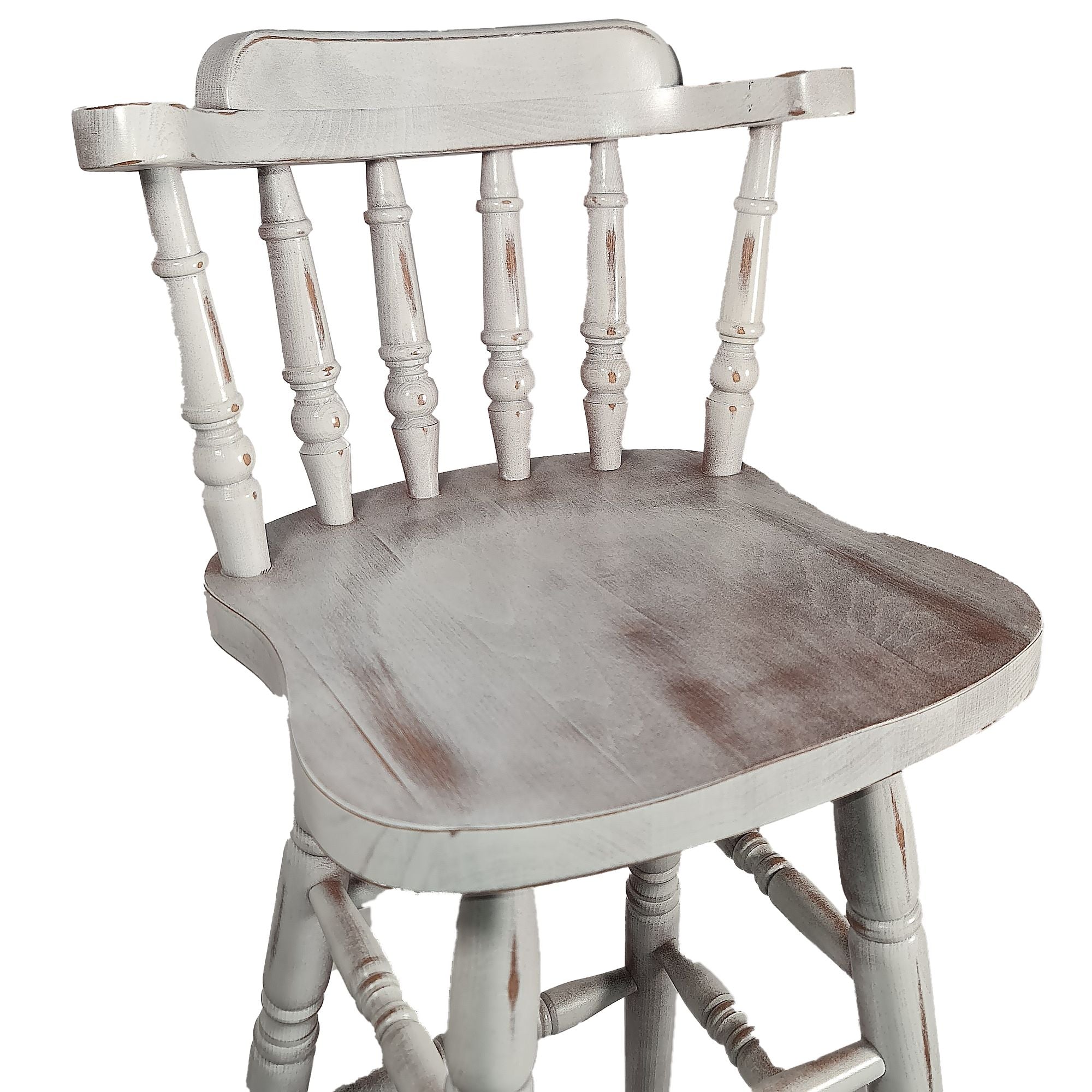 sgabello old america shabby chic