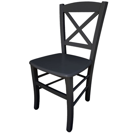 sedia venezia croce massello nera