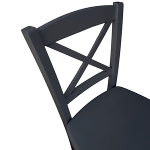 sedia venezia croce massello nera