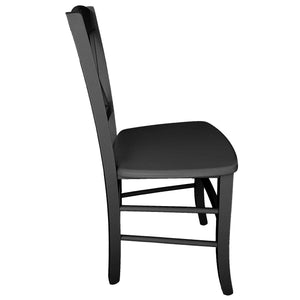 sedia venezia croce massello nera