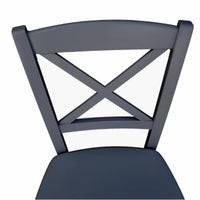 sedia venezia croce massello nera