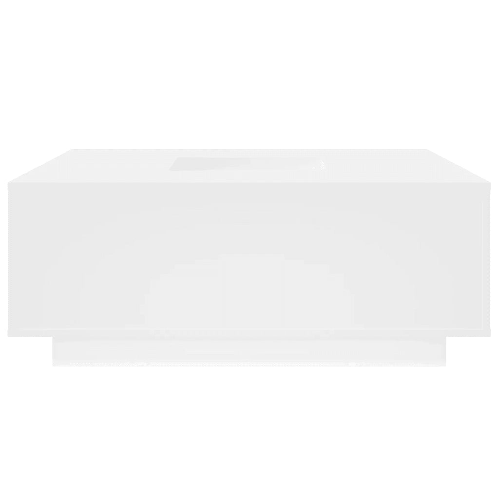 Tavolino da salotto | Tavolino da caff¨¨ | Tavolino da Soggiorno Bianco 100x100x40 cm in Legno Multistrato
