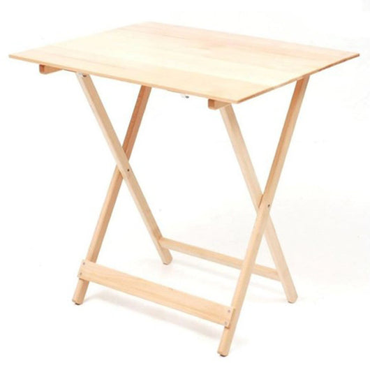 Tavolo pieghevole pic nic 60 x 80 cm naturale