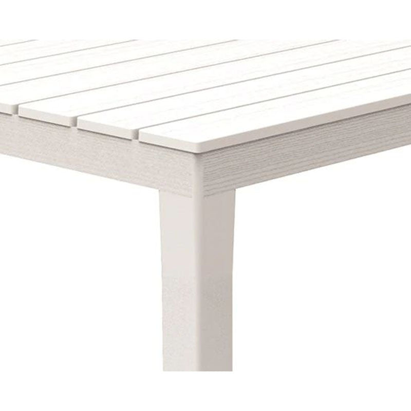 Tavolo Sumatra bianco da Esterno 138 x 80 cm