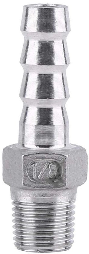 Fitting di accoppiamento in acciaio inossidabile 304 - Condotto maschio - BSP - Connettore di tubo - Antiruggine - Adattabile - Per acqua/gas/liquido - Fitting di accoppiamento di tubo