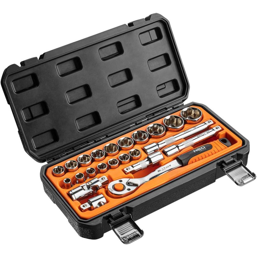 Topex 08-694 set di bussole 1/2 2, 23 pezzi