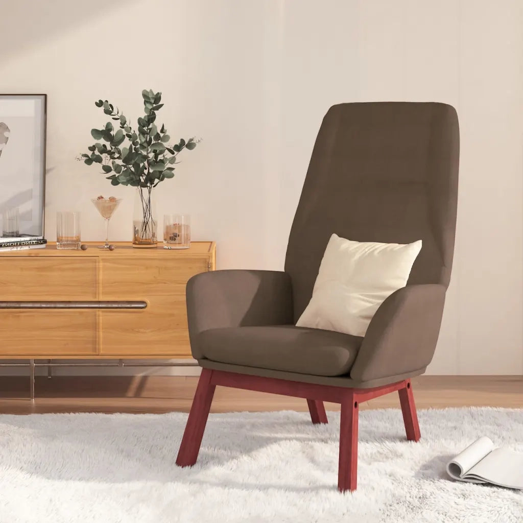 Sedia Relax Tortora in Tessuto 341392