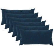Federa 6 pcs HEERLEN Blu 40 x 80 cm Fleece in microfibra 910001