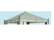 TELO DI RICAMBIO PER GAZEBO IN ACCIAIO SANTO DOMINGO CM. 300x300 ARREDO GIARDINO