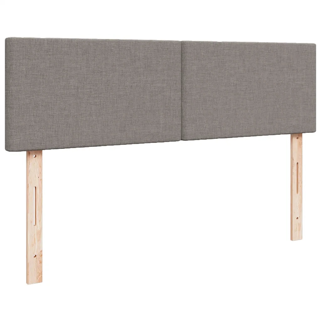 Pouf Letto con Materasso Tortora 140x200 cm in Tessuto 3311384