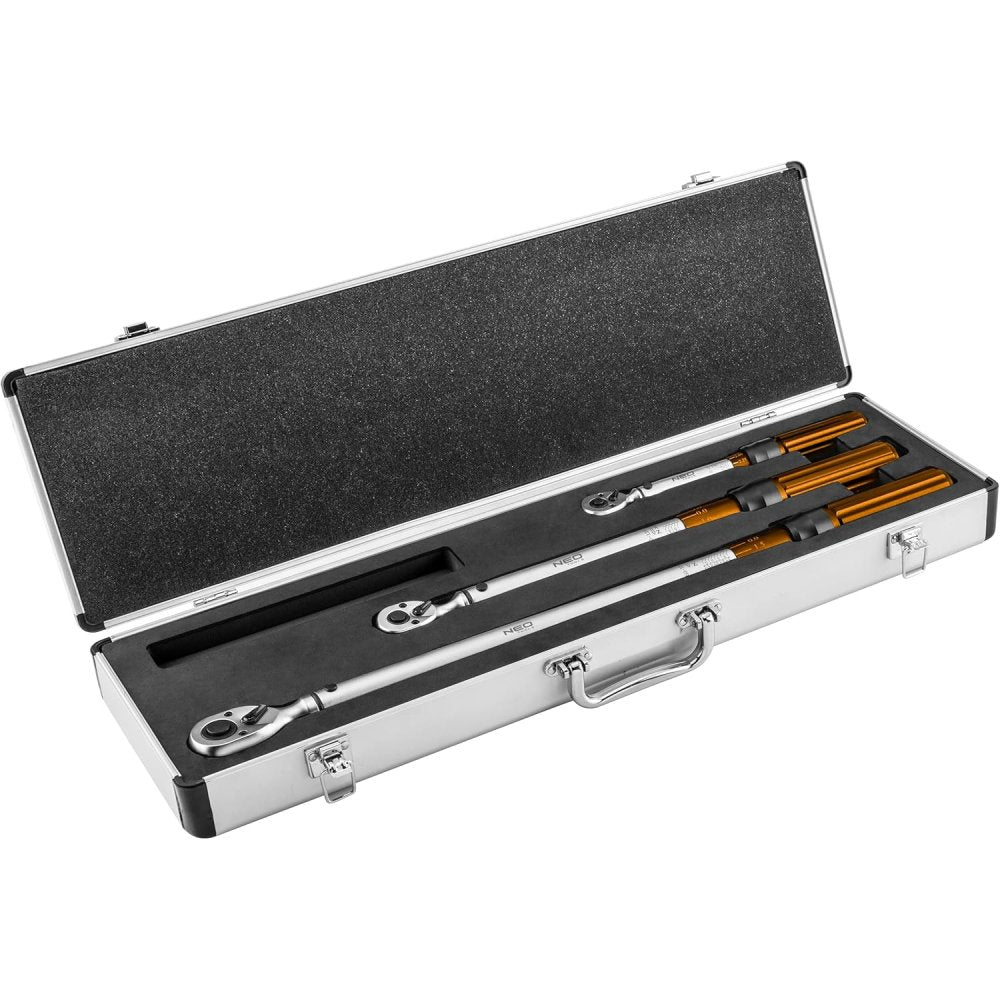 Topex 08-845 set di chiavi dinam amometriche reversibili da 1/4