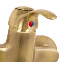 Rubinetto lavello parete serie distri vecchio ottone