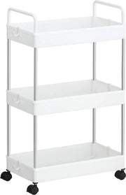 Trolley per cucina – ripiani per cucina – Trolley di archiviazione su ruote – con livelli – sostenibile -spazievenditore