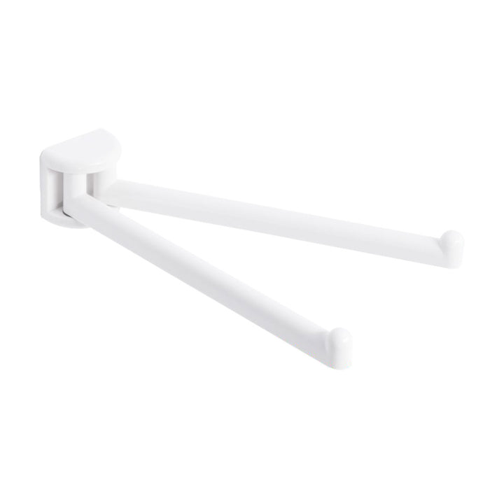 Porta Asciugamani a Snodo Bianco Accessori Bagno in Plastica Durolite