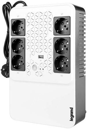 Legrand keor asi multiplug 800 gr gruppo di continuità (ups) a linea interattiva 0,8 kva 480 w 6 presa(e) ac - LEG310082