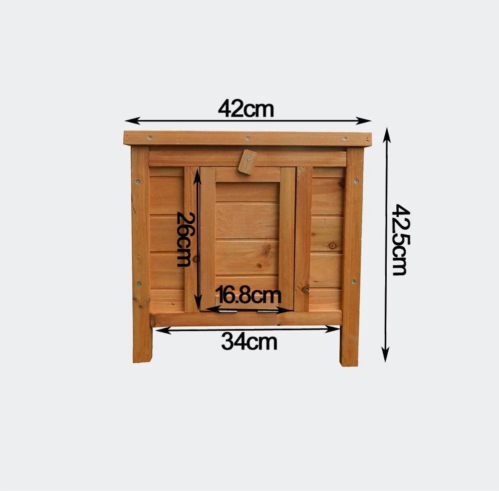 Conigliera/conigliera in legno pollaio o altro recinto per piccoli animali 420 x 515 x 430 mm 3716001