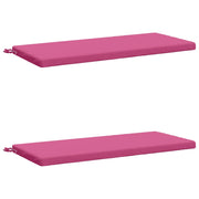 Cuscini per Panchina a 2 Pezzi SOEST 2 pz 100% Poliestere Rosa 949361