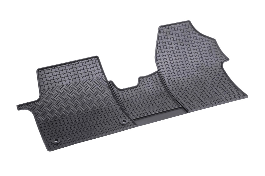 RIGUM-903911-904437, Tappetini in Gomma 6 posti per Citroen Jumpy dal 2016 (3 anteriori + 3 posteriori)