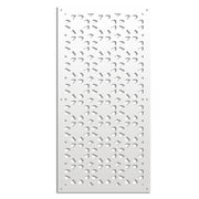 PINCERS - Pannello in PVC traforato - Parasole Misura: 47x94 cm, Colore: bianco