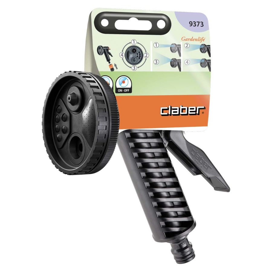 PISTOLA MULTIGETTO PER IRRIGAZIONE DA GIARDINO CLABER