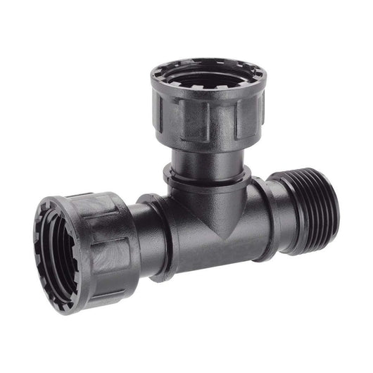 RACCORDO A T PER IRRIGAZIONE GIARDINO 1 POLLICE PER ELETTROVALVOLE CLABER