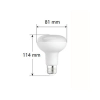 LAMPADINA REFLECTOR R80 A LED 9,5W LUCE CALDA 2700K 1055 LUMEN E27 BOT LIGHTING