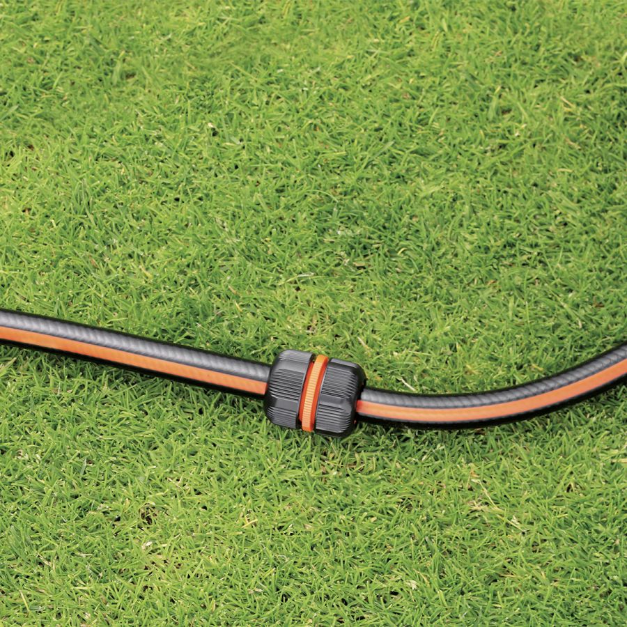 RIPARATORE PER TUBO DA GIARDINO 1/2 POLLICE CON RACCORDI QUICK-CLICK CLABER