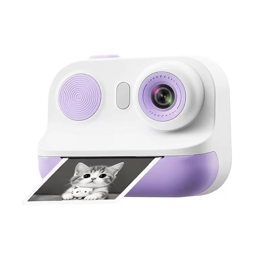 Trade Shop - Fotocamera Portatile A Stampa Istantanea Per Bambini Con Schermo Led Zoom Digitale 6x -