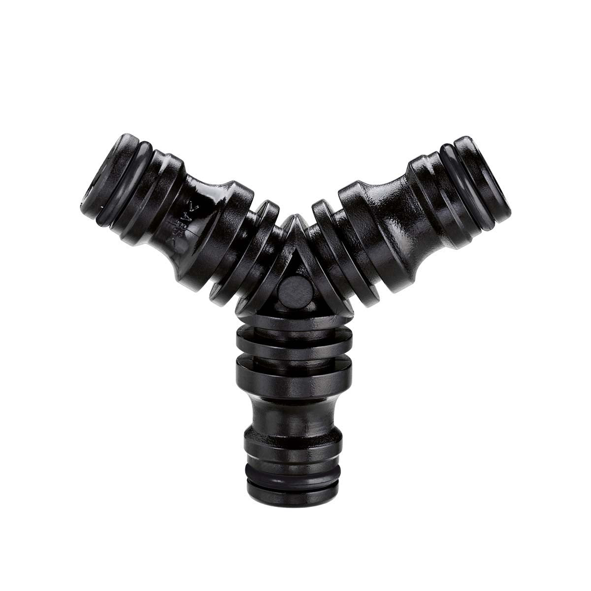 DEVIATORE A 3 VIE DA GIARDINO PER TUBI CON RACCORDI QUICK-CLICK CLABER